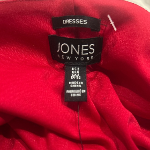 Jones New York NWT MIDI Dress Size 2 Color Garnet Style JDM47D0330 - Picture 7 of 10
